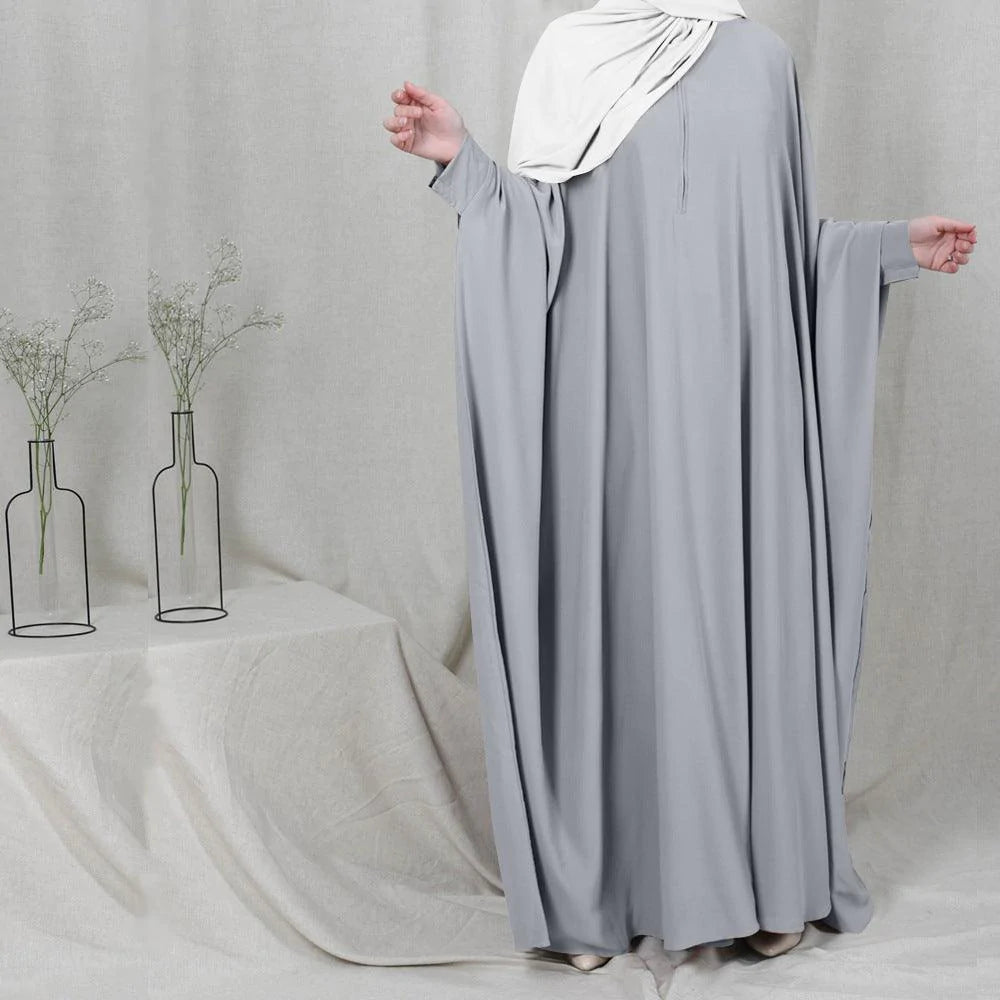 Eid Hooded Muslim Women Hijab Dress Prayer Garment Jilbab Abaya Long Khimar Full Cover Ramadan Gown Abayas Islamic Clothes Niqab - melvincucci