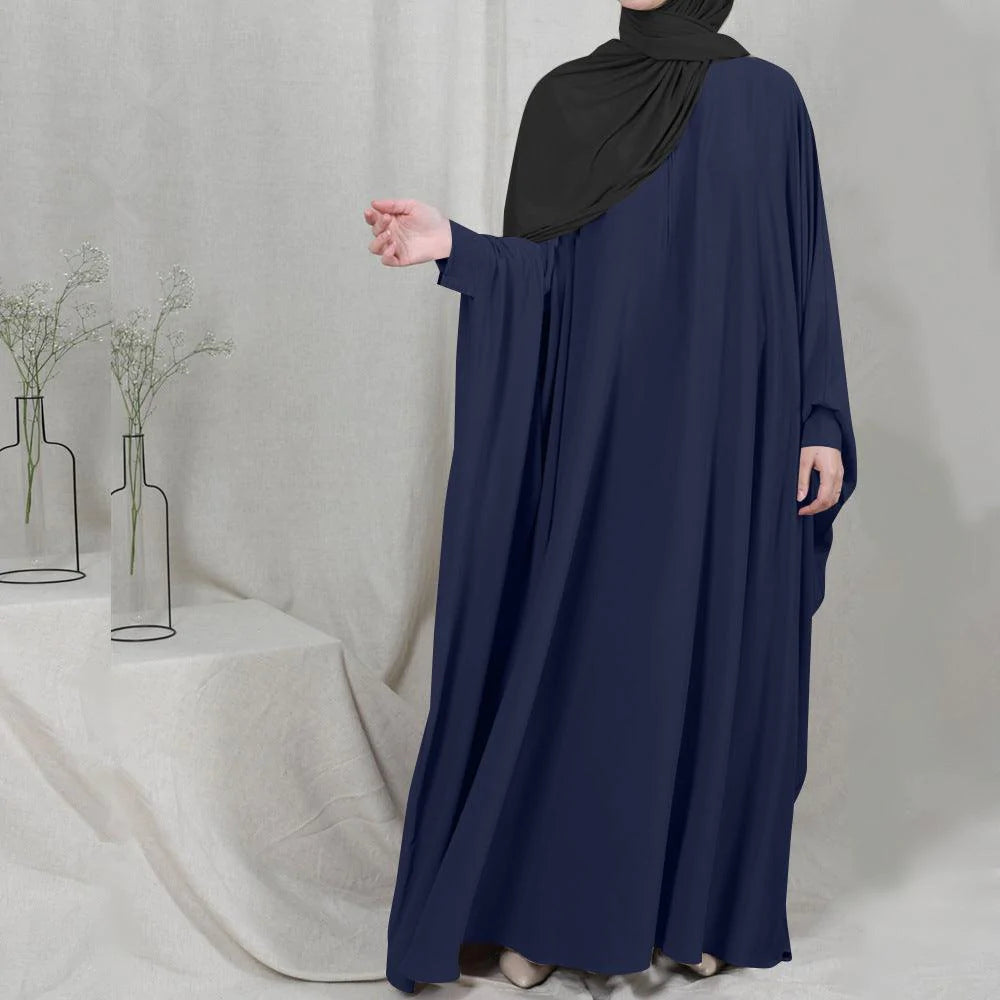 Eid Hooded Muslim Women Hijab Dress Prayer Garment Jilbab Abaya Long Khimar Full Cover Ramadan Gown Abayas Islamic Clothes Niqab - melvincucci