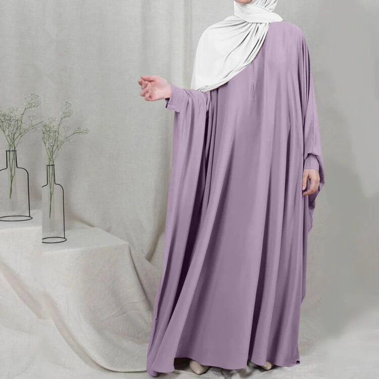 Eid Hooded Muslim Women Hijab Dress Prayer Garment Jilbab Abaya Long Khimar Full Cover Ramadan Gown Abayas Islamic Clothes Niqab - melvincucci