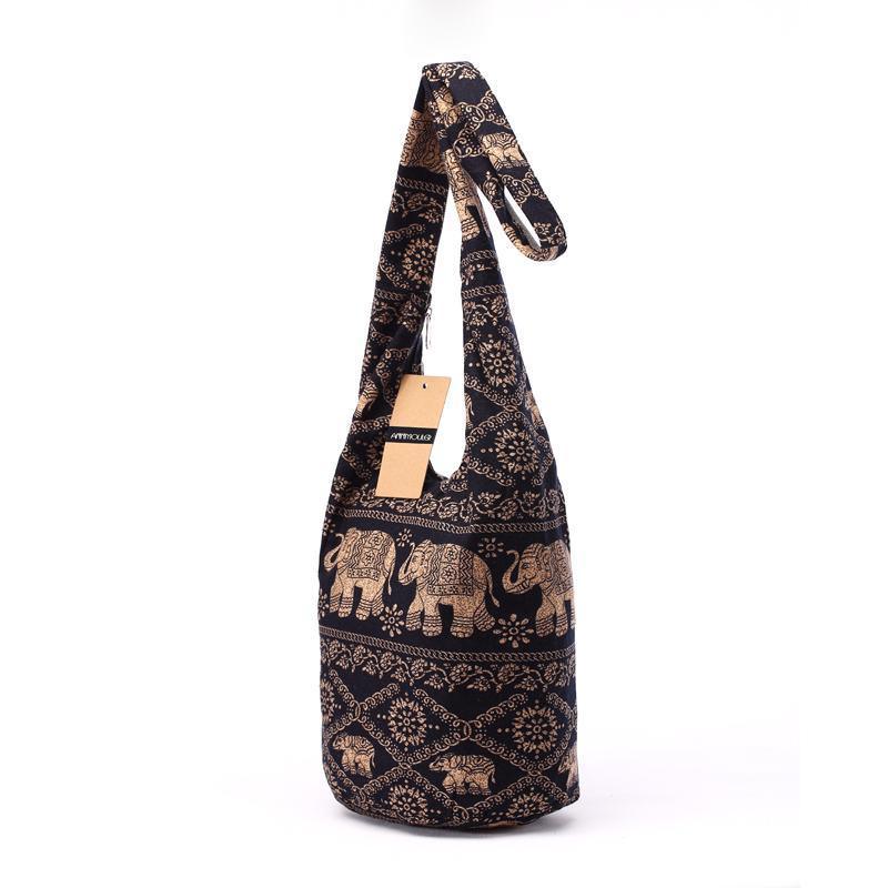 Elephant Mandala Crossbody Bags - melvincucci