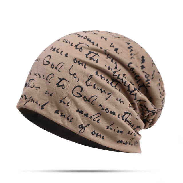 English alphabet beanie hat - melvincucci