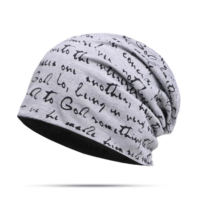 English alphabet beanie hat - melvincucci