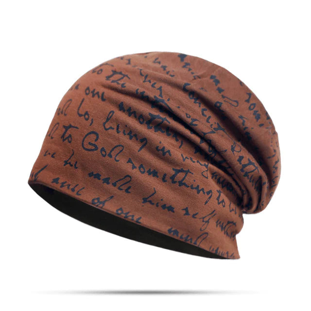 English alphabet beanie hat - melvincucci