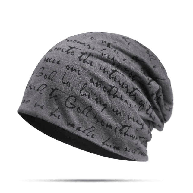 English alphabet beanie hat - melvincucci
