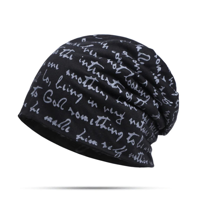 English alphabet beanie hat - melvincucci