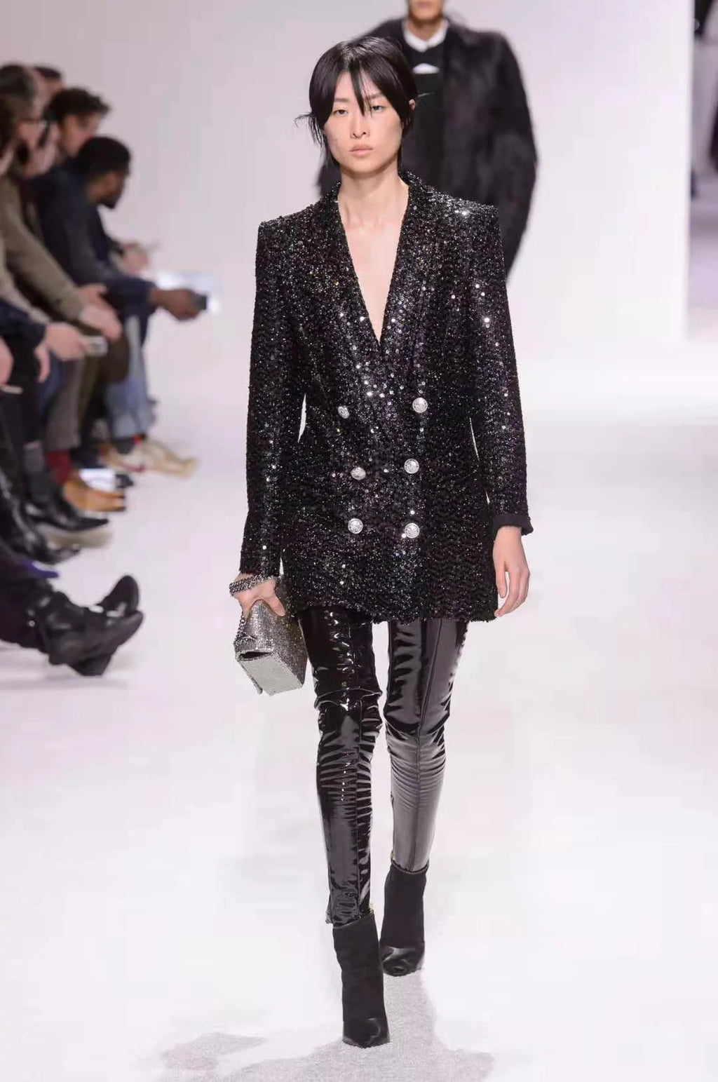 European And American Fashion Suit Ladies Temperament Jacket Sequined Suit Women Jacket - melvincucci