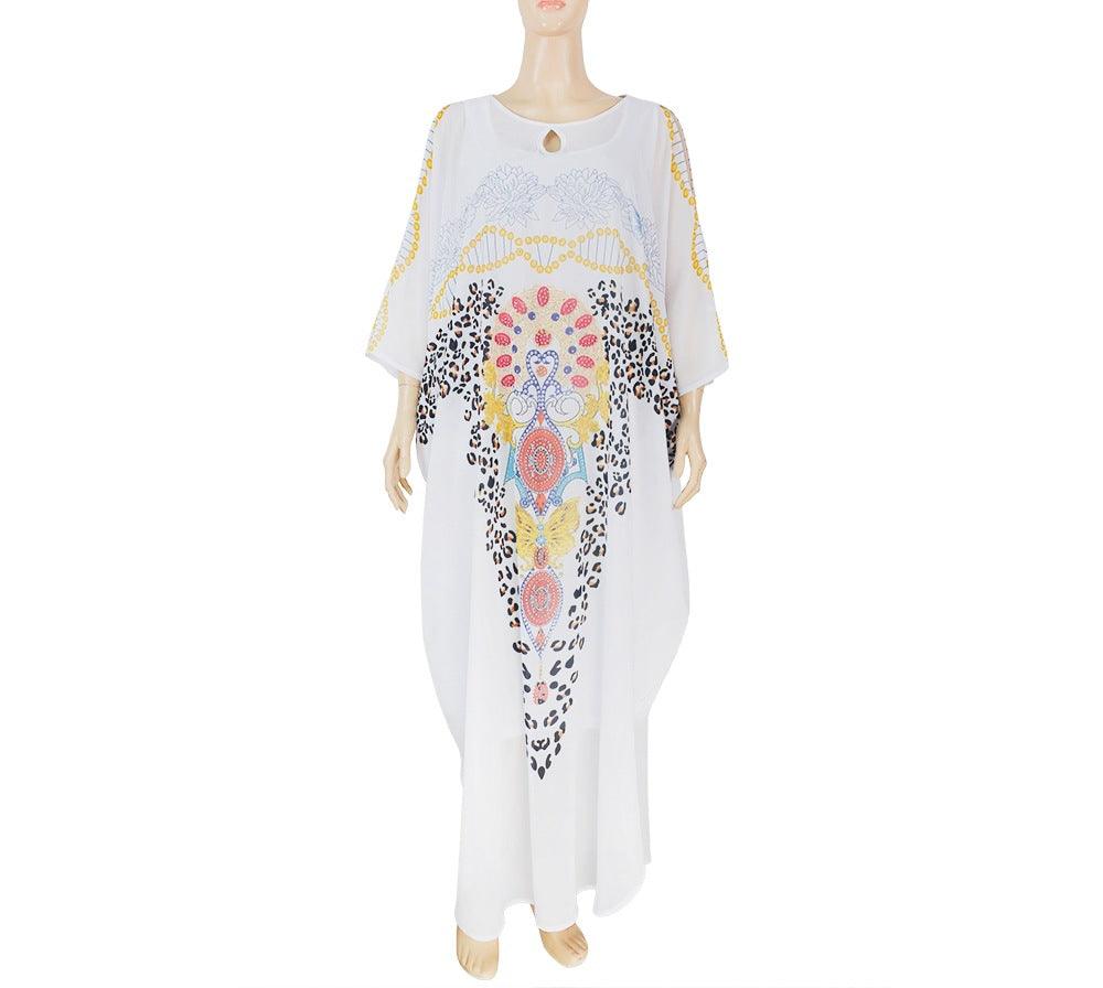 European And American Hot Style New Dress With African Leopard Sleeves - melvincucci