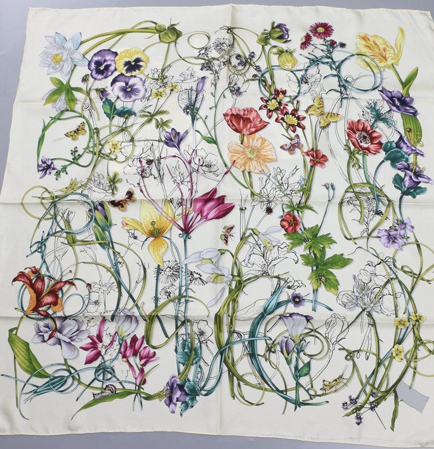 European and American silk scarf - melvincucci