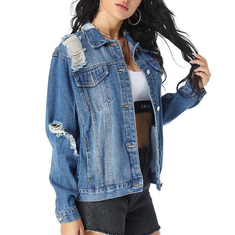 European And American Slim All-match Denim Female Jacket Women - melvincucci