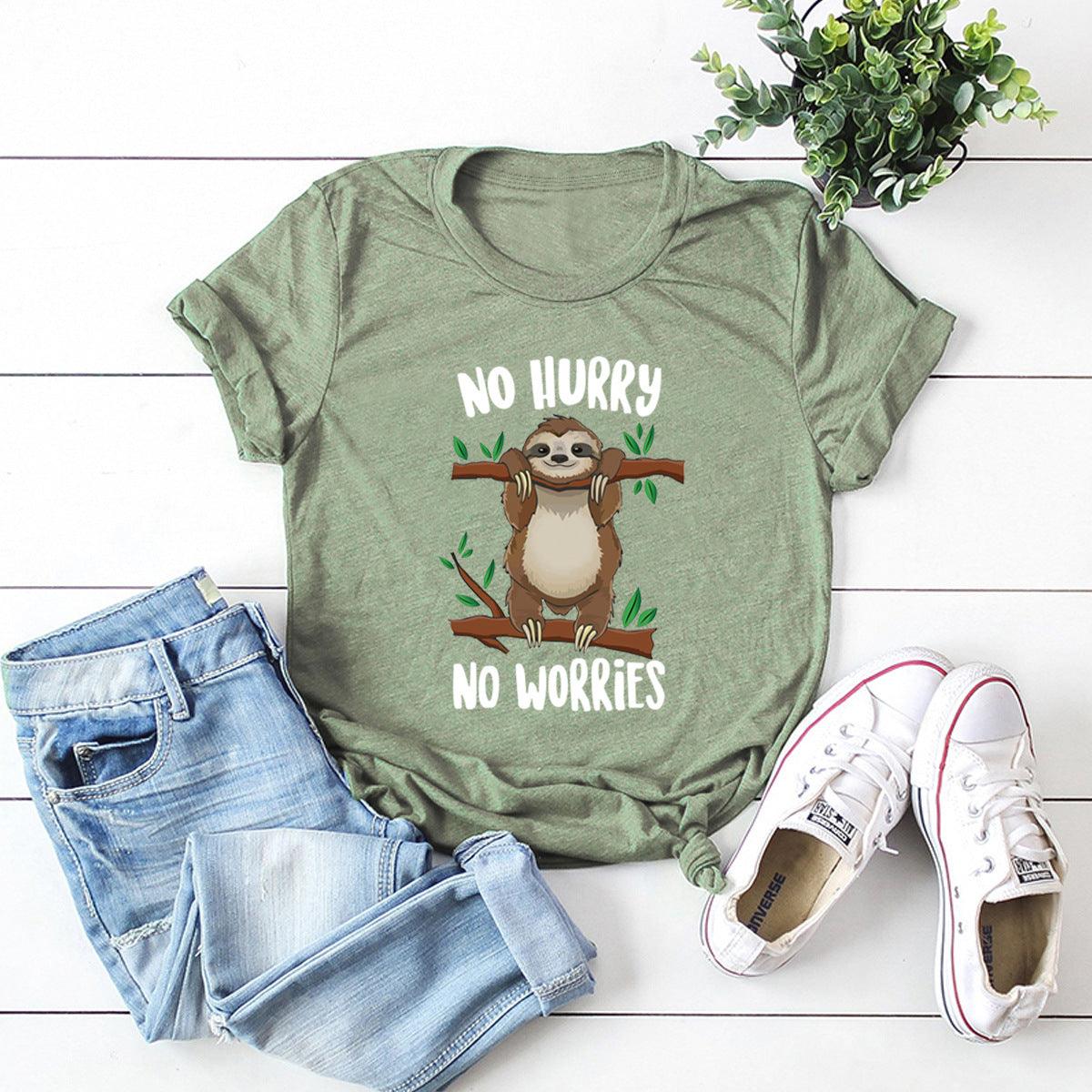European Beauty T-shirt Hot Sale Printed T-shirt Women - melvincucci