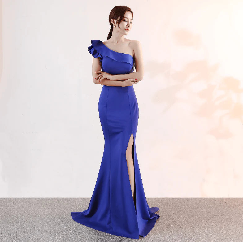Evening dress elegant long sexy slim fishtail dress - melvincucci