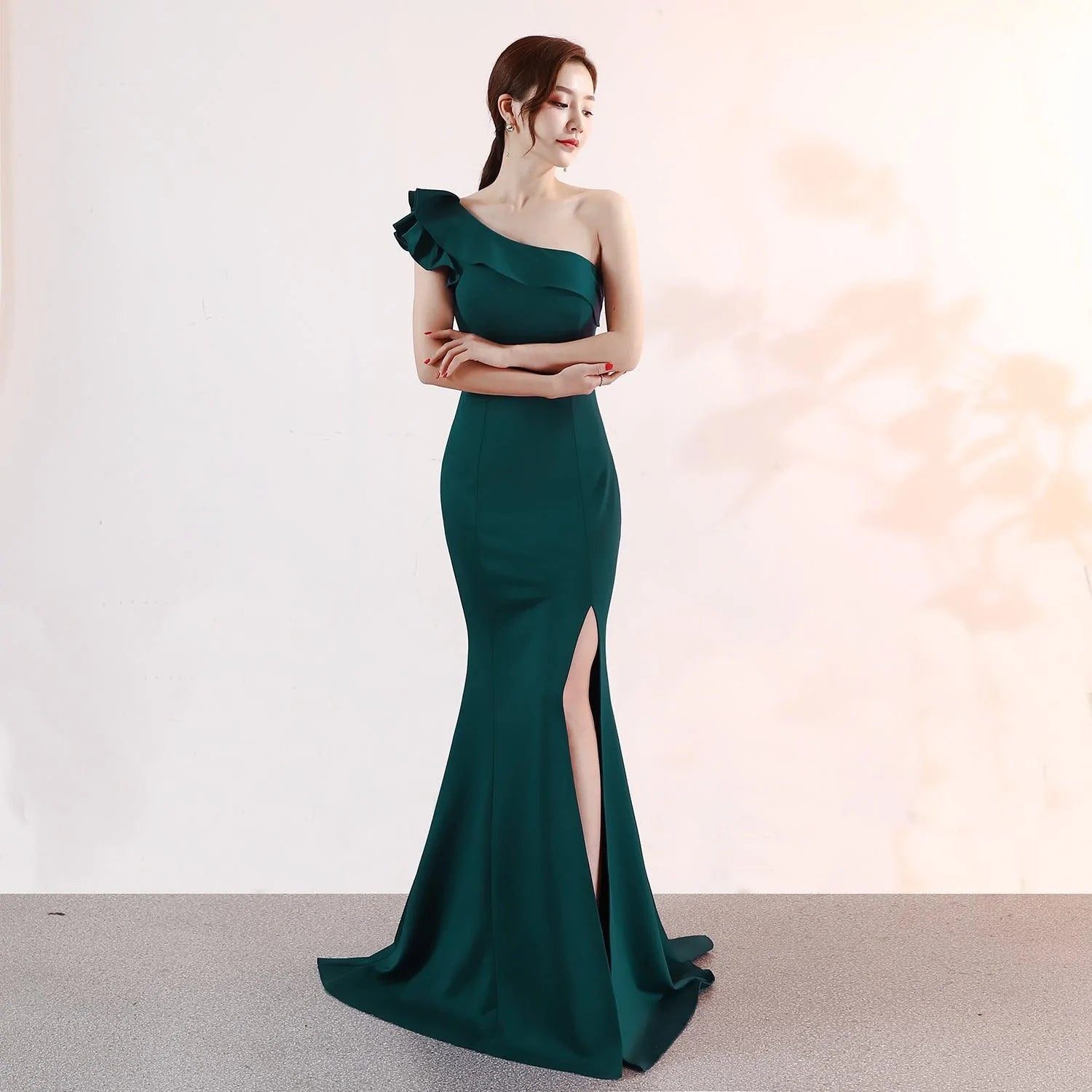 Evening dress elegant long sexy slim fishtail dress - melvincucci