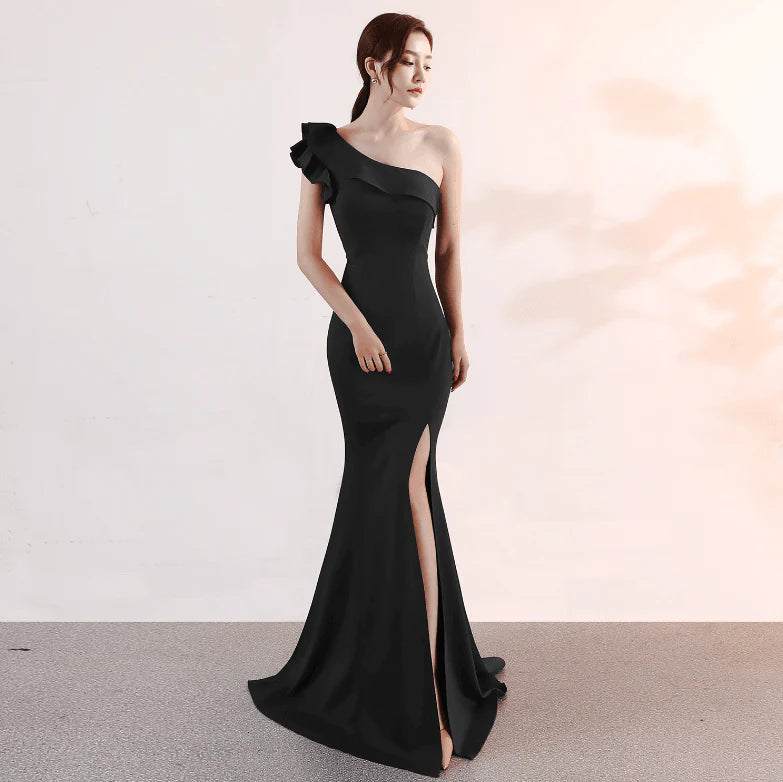 Evening dress elegant long sexy slim fishtail dress - melvincucci