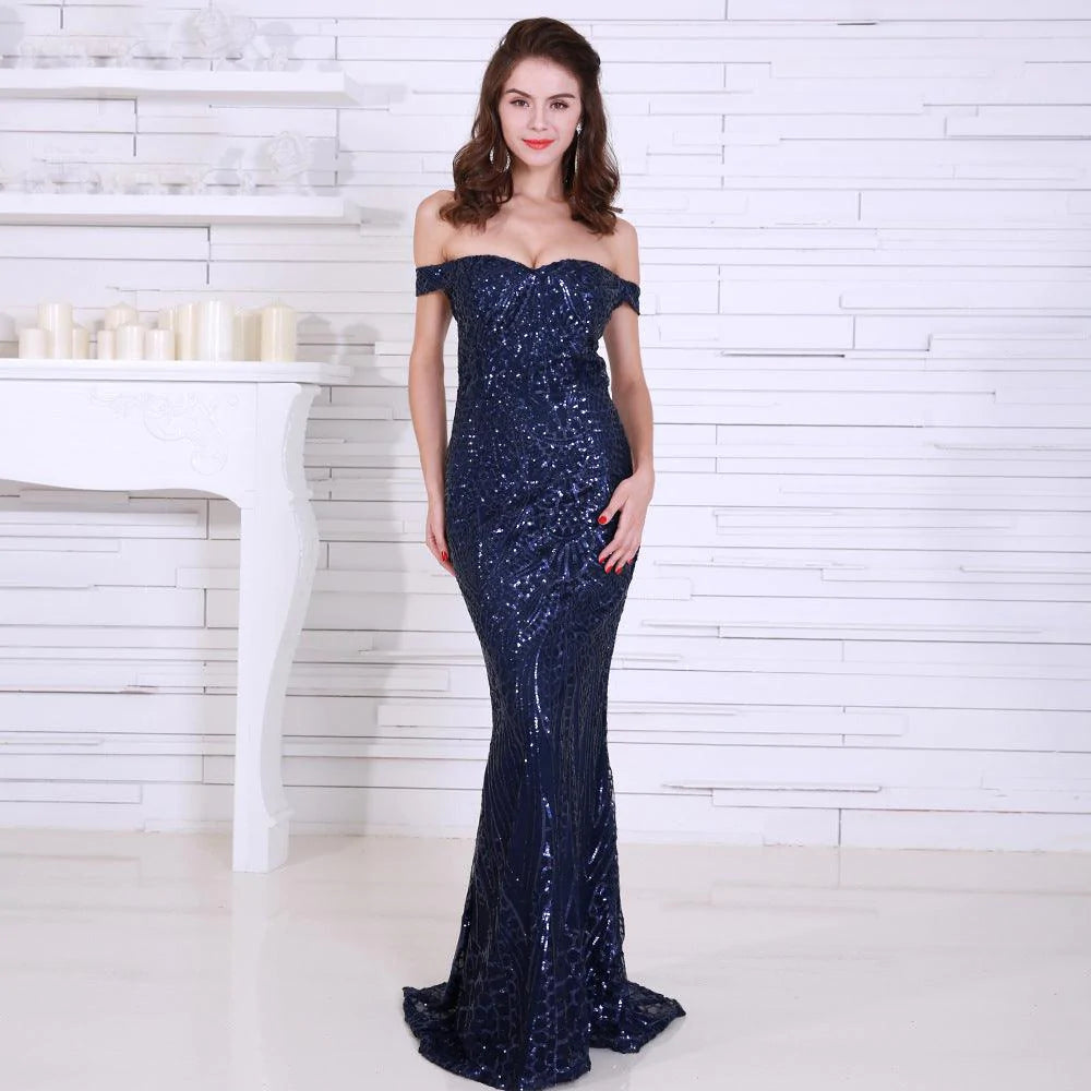 Evening dress fishtail dress - melvincucci