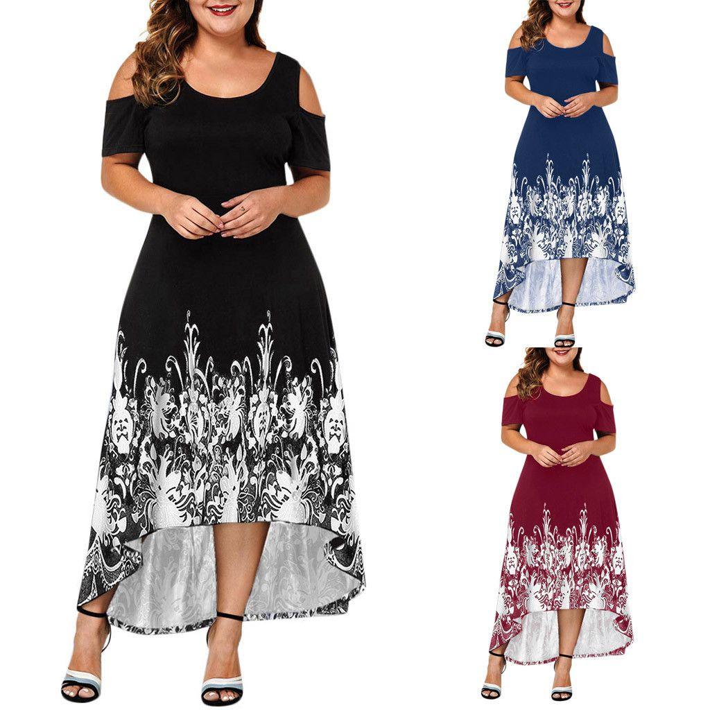 Evening Party Summer Plus Size Maxi Dress Women XL Short - melvincucci