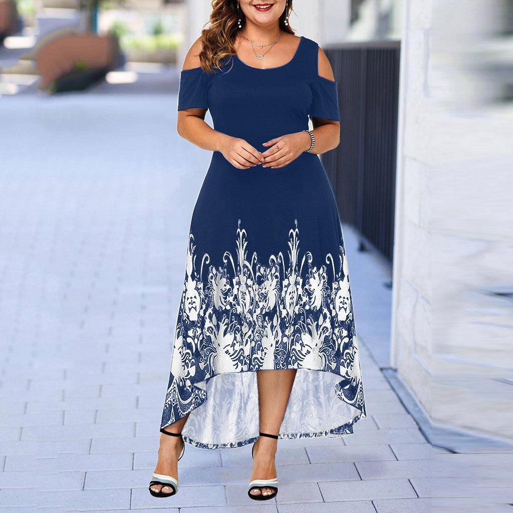 Evening Party Summer Plus Size Maxi Dress Women XL Short - melvincucci