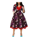 Explosive African Ethnic Double-Sided Printing Export Batik Cotton Dress - melvincucci