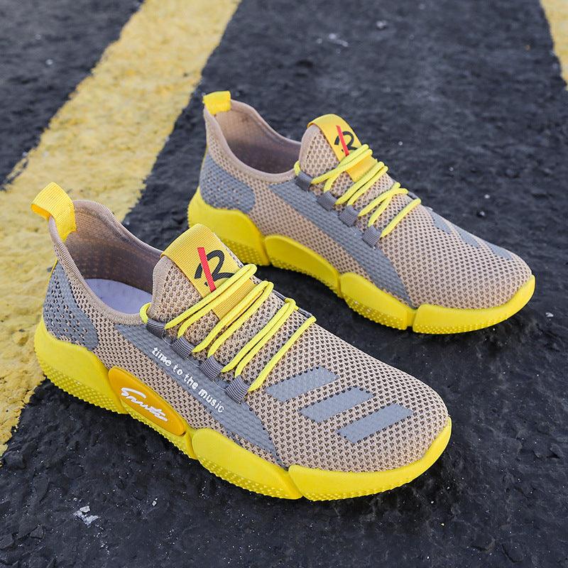 Explosive Style Men S Shoes Korean Net Shoes Cloth Shoes - melvincucci