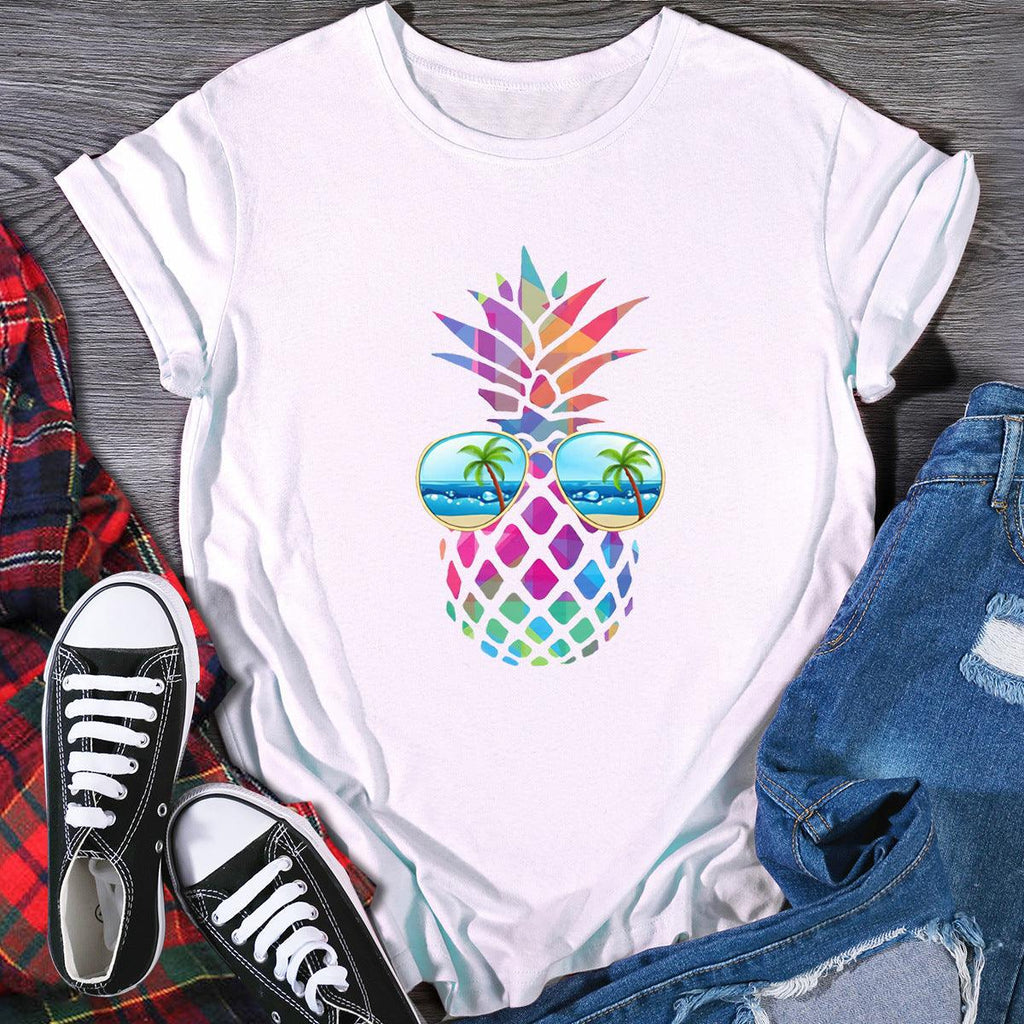 Eye Pineapple T-shirt Women - melvincucci