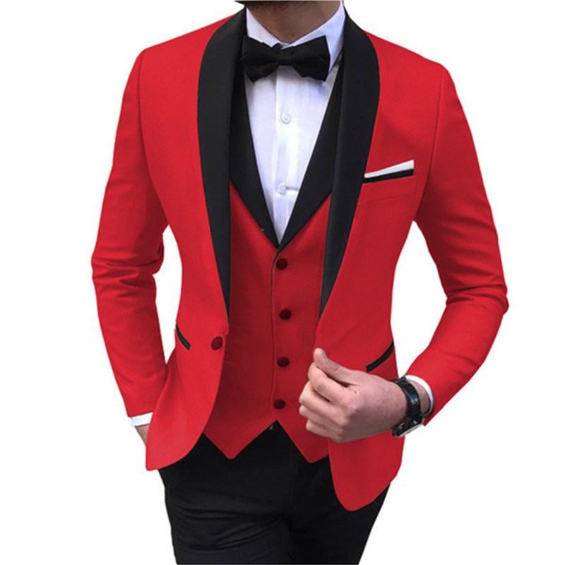New Men's Suit Three Piece Business Suit - melvincucci