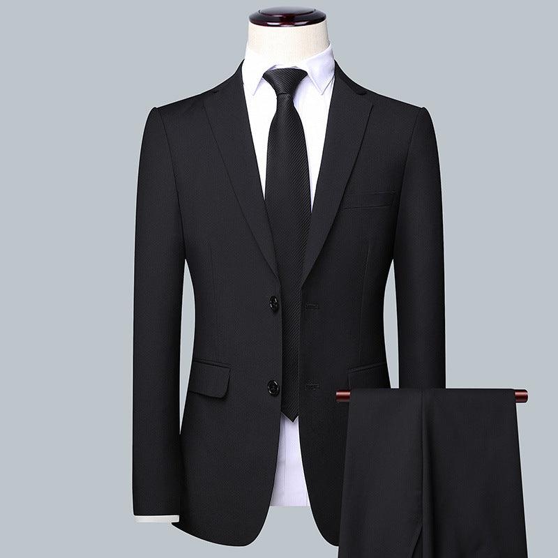Casual Men's Suit Set Slim Fit Formal Groom Wedding Dress - melvincucci