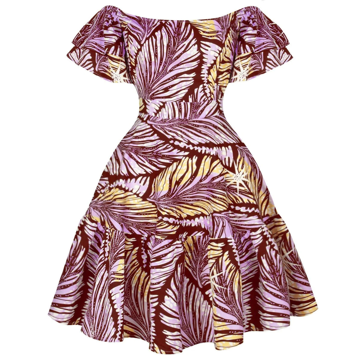 Factory Direct Sales Digital Printing African Style Women's Dress - melvincucci