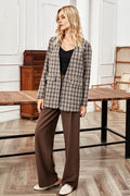 Fall and winter plaid blazer - melvincucci