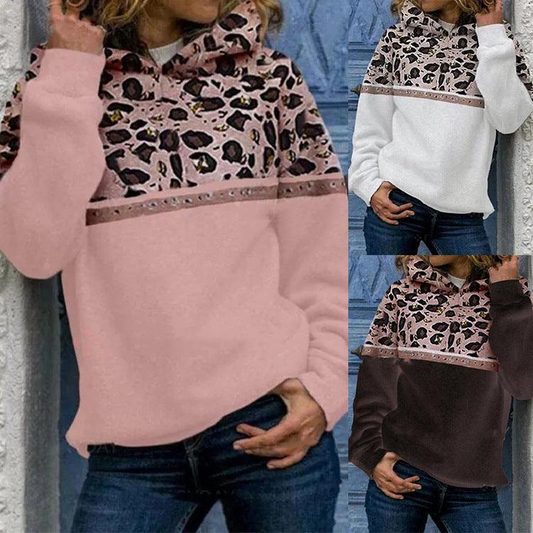 Fall Winter Womens Printed Hooded Sweatshirt Sweatshirt - melvincucci