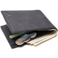 Fashion 2021 Men Wallets Mens Wallet with Coin Bag Zipper Small Money Purses New Design Dollar Slim Purse Money Clip Wallet - melvincucci