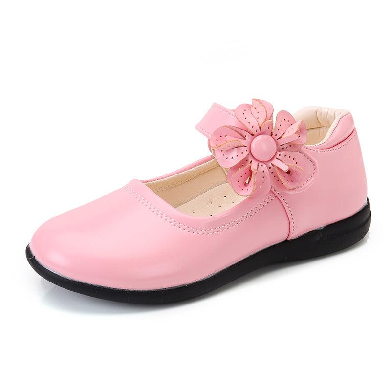 Fashion Big Kids Soft-soled Princess Shoes Black Student Show - melvincucci