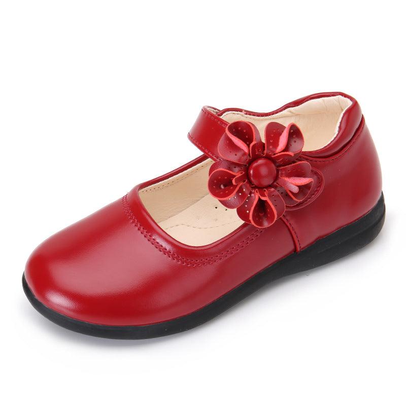 Fashion Big Kids Soft-soled Princess Shoes Black Student Show - melvincucci