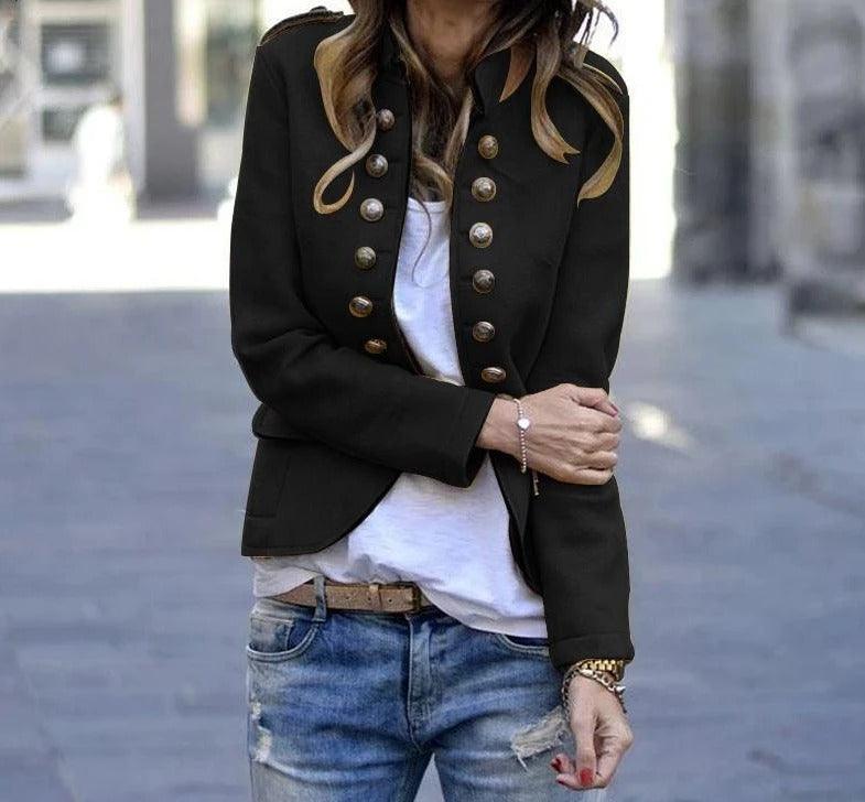 Fashion Button Blazer - melvincucci