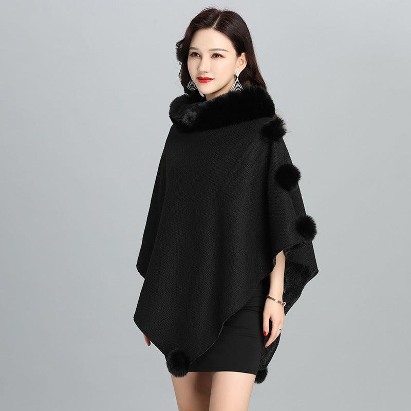 Fashion Faux Fur Jacket Women Shawl Scarf - melvincucci