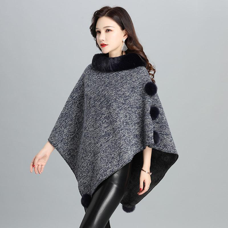 Fashion Faux Fur Jacket Women Shawl Scarf - melvincucci