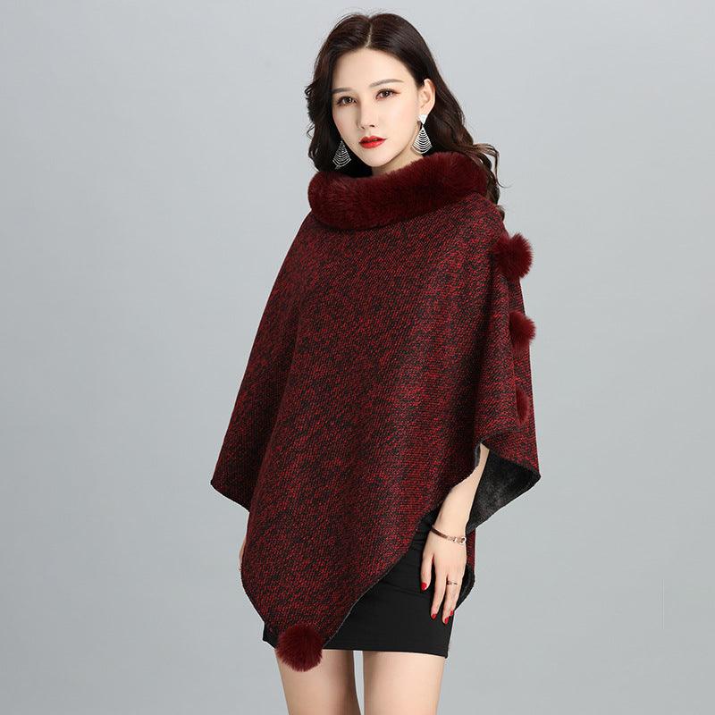 Fashion Faux Fur Jacket Women Shawl Scarf - melvincucci