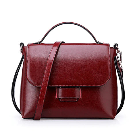 Fashion Genuine Leather Bags Women Real Leather Handbag Shoulder Bags Elegant Women Crossbody Messenger Bags - melvincucci