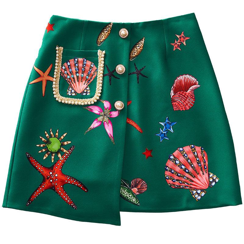 Fashion Irregular A Line Short Skirt Women - melvincucci