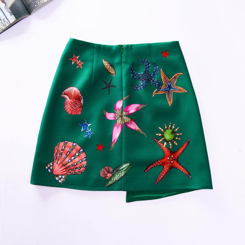 Fashion Irregular A Line Short Skirt Women - melvincucci