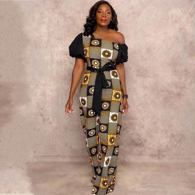 Fashion Ladies African Clothes Dress Dashiki Jumpsuit Women - melvincucci