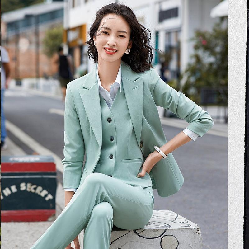 Fashion Lady Simple Little Man Blazer Suit - melvincucci