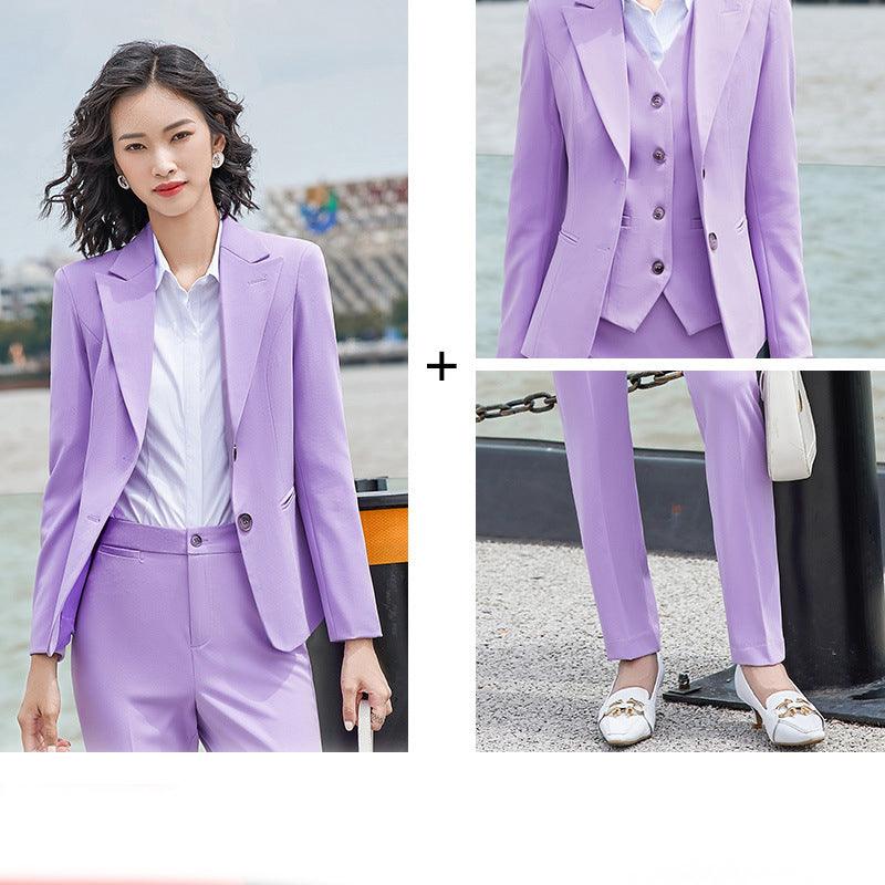 Fashion Lady Simple Little Man Blazer Suit - melvincucci