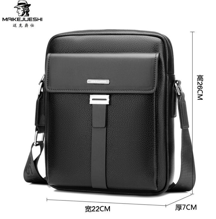 Fashion Men Business Leather Messenger Bag - melvincucci