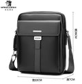 Fashion Men Business Leather Messenger Bag - melvincucci