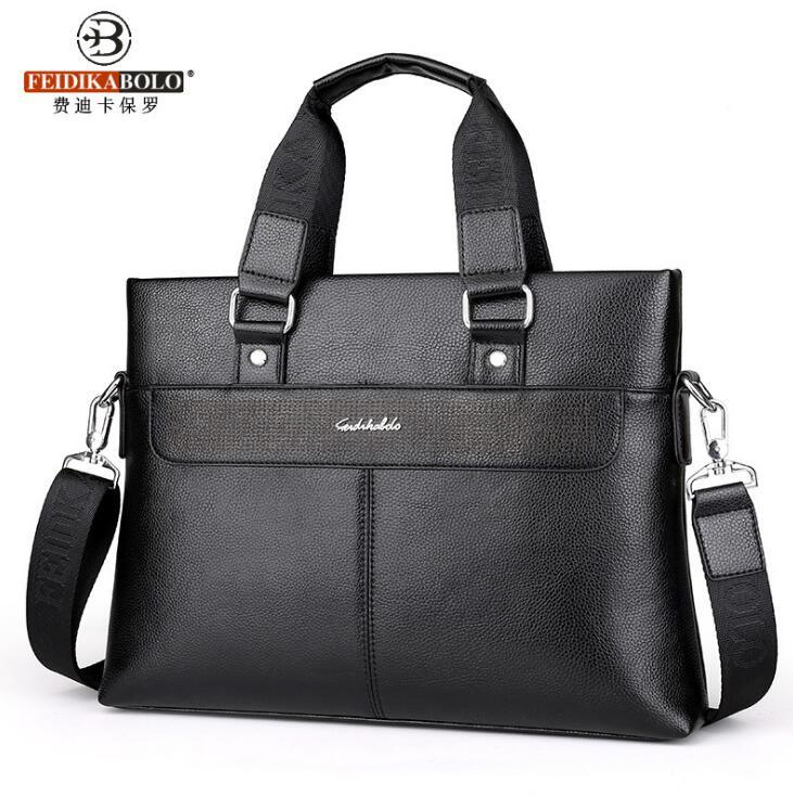 Fashion Men PU Leather Crossbady Bag - melvincucci