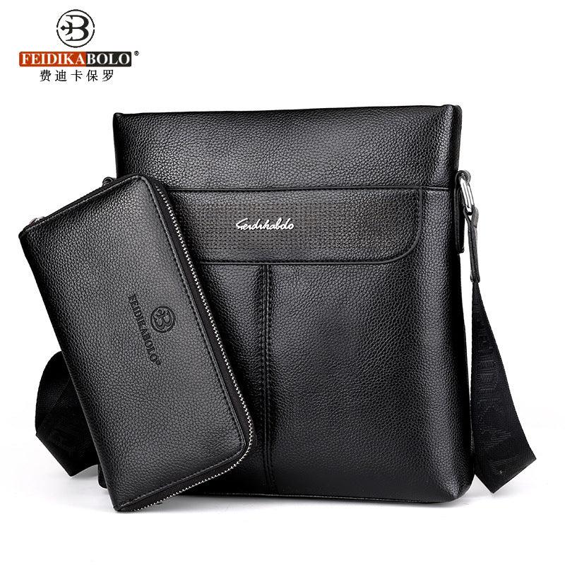 Fashion Men PU Leather Crossbady Bag - melvincucci