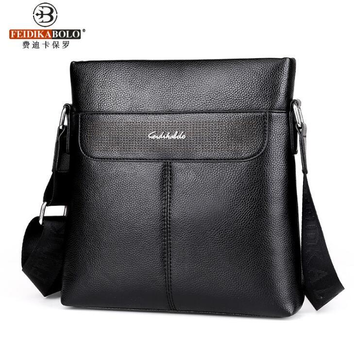 Fashion Men PU Leather Crossbady Bag - melvincucci