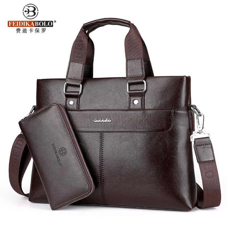 Fashion Men PU Leather Crossbady Bag - melvincucci