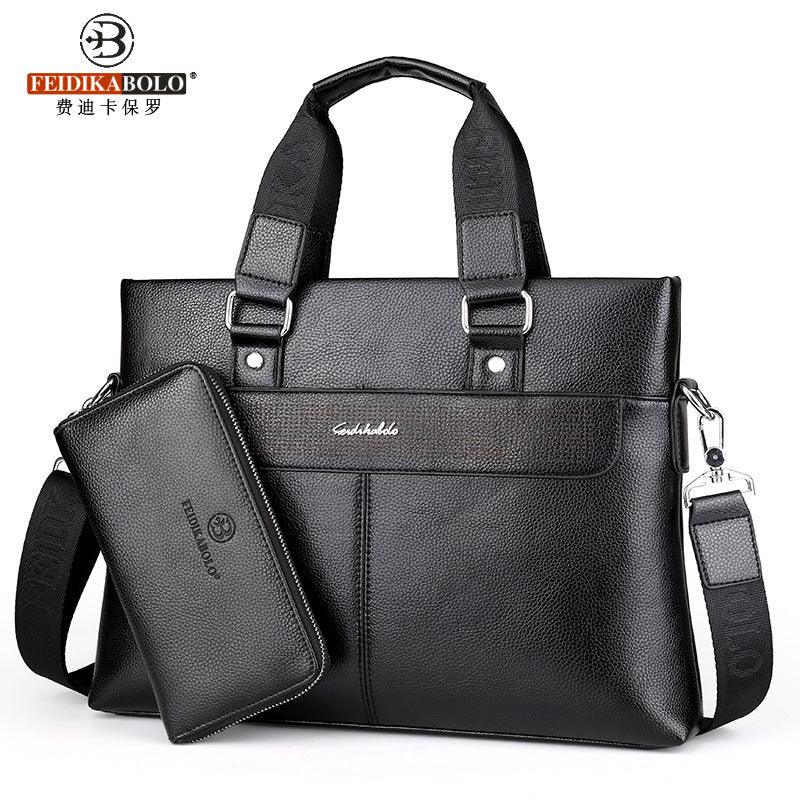 Fashion Men PU Leather Crossbady Bag - melvincucci
