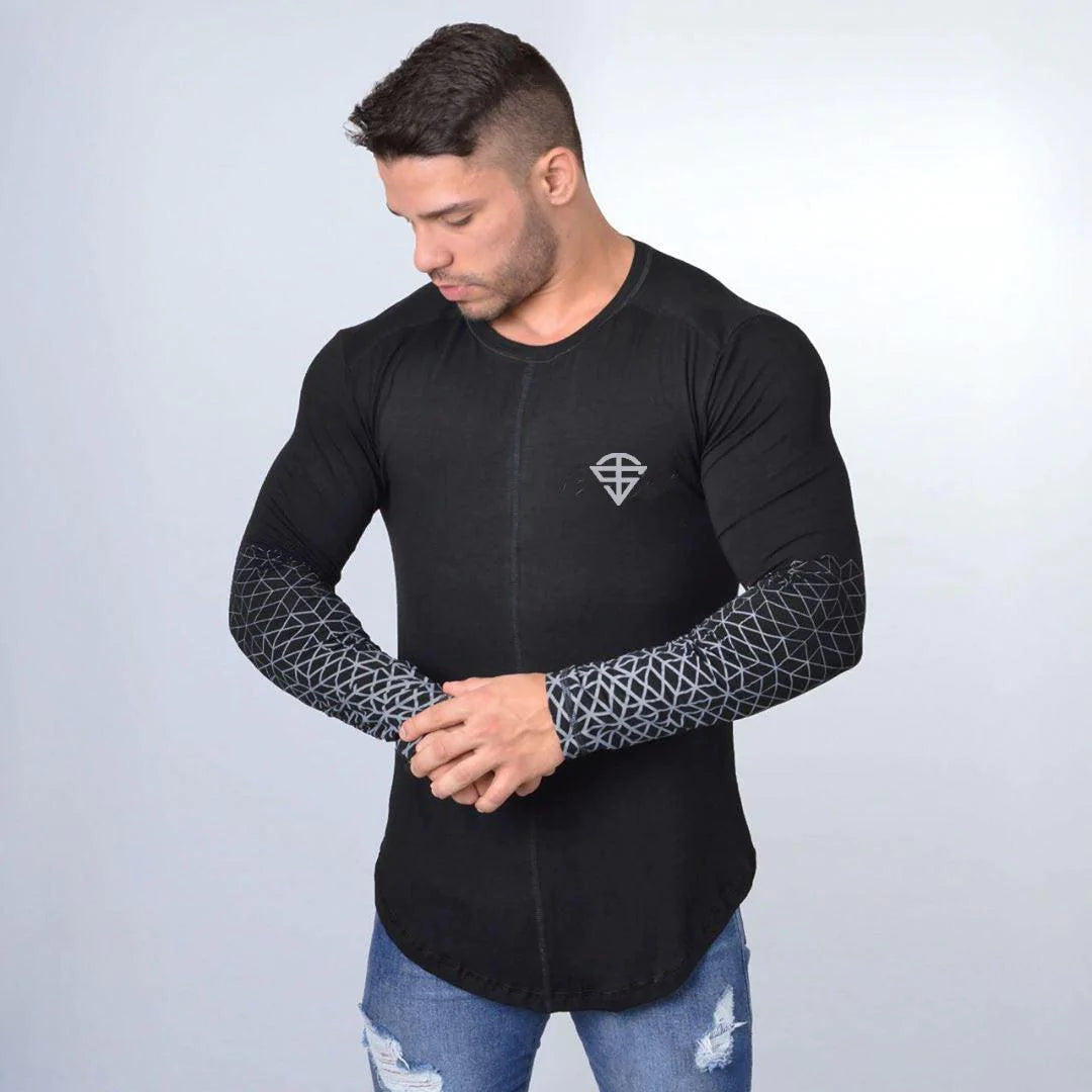 Fashion Men's Knitwear Long Sleeve T-shirt - melvincucci