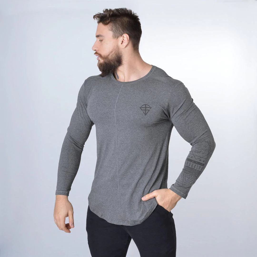 Fashion Men's Knitwear Long Sleeve T-shirt - melvincucci